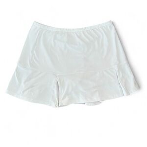 Bollé White Athletic Tennis Skirt - M